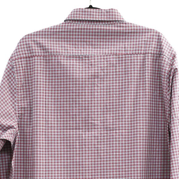 269925 Bonobos Stretch Plaid Check Buttondown Men's Shirt Standard Fit Long XL - Picture 5 of 6